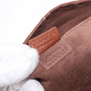 CELINE Boogie bag Hand Bag Leather Brown Auth 183952A-11