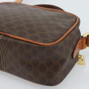 CELINE Macadam Canvas Hand Bag PVC Leather 2way Brown Gold Auth 183953A-17