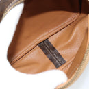 CELINE Macadam Canvas Hand Bag PVC Leather 2way Brown Gold Auth 183953A-11