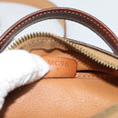 CELINE Macadam Canvas Hand Bag PVC Leather 2way Brown Gold Auth 183953A-12