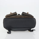 GUCCI Bamboo Backpack Suede Navy Gold 003 2058 0016 Auth 183957-5