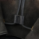 GUCCI Bamboo Backpack Suede Navy Gold 003 2058 0016 Auth 183957-22