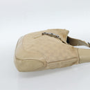 GUCCI GG Canvas Jackie Shoulder Bag Beige Silver 001 3306 Auth 183958-4