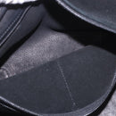 LOEWE Anagram Americana 28 Hand Bag Suede Leather Black Silver Auth 183959V-24