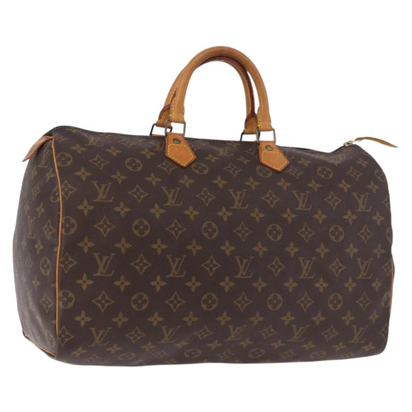 LOUIS VUITTON Monogram Speedy 40 Hand Bag M41522 LV Auth 183964A