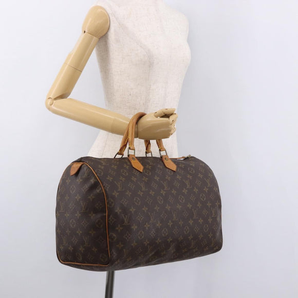 LOUIS VUITTON Monogram Speedy 40 Hand Bag M41522 LV Auth 183964A