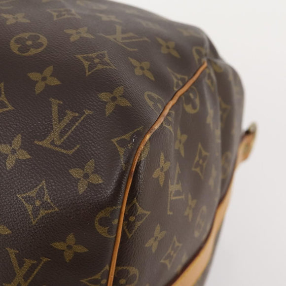 LOUIS VUITTON Monogram Keepall Bandouliere 55 Boston Bag M41414 LV Auth 183970