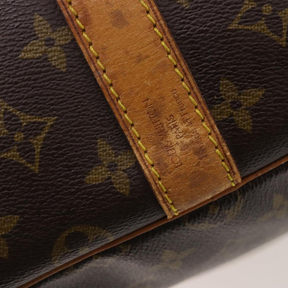 LOUIS VUITTON Monogram Keepall Bandouliere 55 Boston Bag M41414 LV Auth 183970