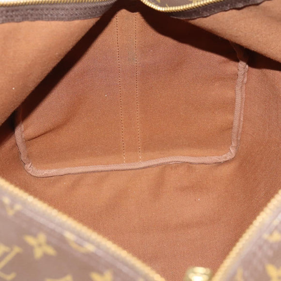 LOUIS VUITTON Monogram Keepall Bandouliere 55 Boston Bag M41414 LV Auth 183970