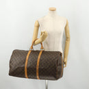 LOUIS VUITTON Monogram Keepall Bandouliere 55 Boston Bag M41414 LV Auth 183970-23