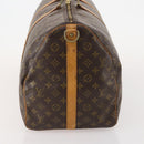 LOUIS VUITTON Monogram Keepall Bandouliere 55 Boston Bag M41414 LV Auth 183970-3
