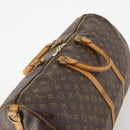 LOUIS VUITTON Monogram Keepall Bandouliere 55 Boston Bag M41414 LV Auth 183970-6