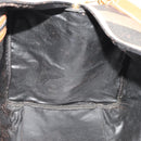 FENDI Pecan Canvas Boston Bag PVC 2way Black Brown Auth 183971-22
