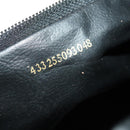 FENDI Pecan Canvas Boston Bag PVC 2way Black Brown Auth 183971-12