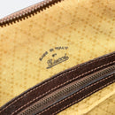 GUCCI GG Supreme Hand Bag PVC 2way Beige Gold Auth 183973-17