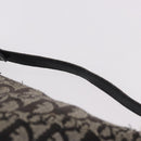 Christian Dior Trotter Canvas Handtasche Schwarz Silber Auth 183978-14
