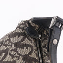 Christian Dior Trotter Canvas Handtasche Schwarz Silber Auth 183978-10