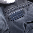 Christian Dior Trotter Canvas Handtasche Schwarz Silber Auth 183978-19