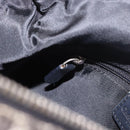 Christian Dior Trotter Canvas Handtasche Schwarz Silber Auth 183978-22