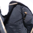 CHANEL Choco Bar Handtas Lamsleer Zwart Goud CC Auth 183982V-20