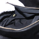 CHANEL Choco Bar Handtas Lamsleer Zwart Goud CC Auth 183982V-22