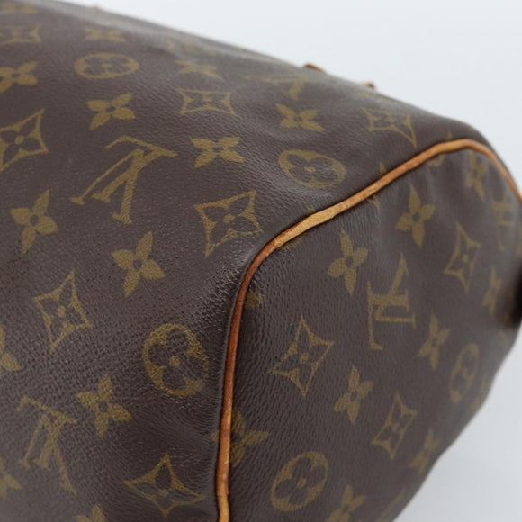 LOUIS VUITTON Monogram Speedy 30 Handtasche M41526 LV Auth 183984