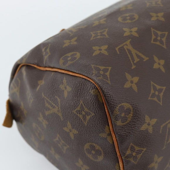 LOUIS VUITTON Monogram Speedy 30 Handtasche M41526 LV Auth 183984