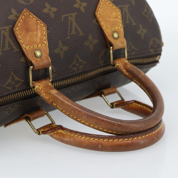 LOUIS VUITTON Monogram Speedy 30 Handtasche M41526 LV Auth 183984