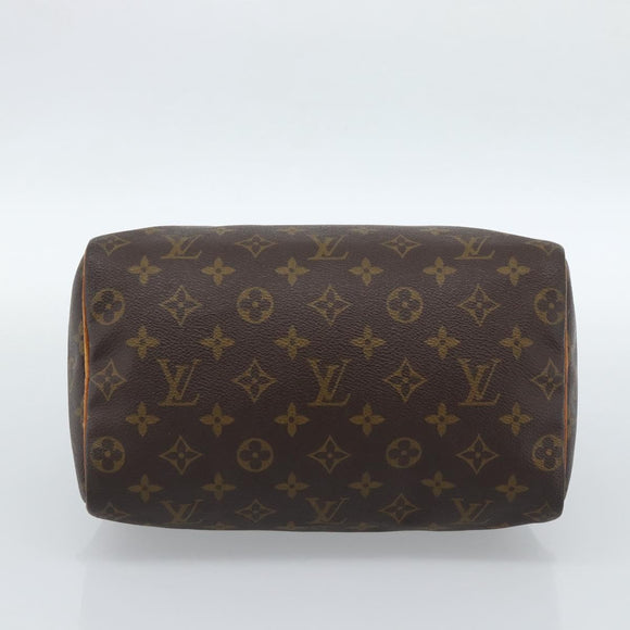 LOUIS VUITTON Monogram Speedy 30 Handtasche M41526 LV Auth 183984