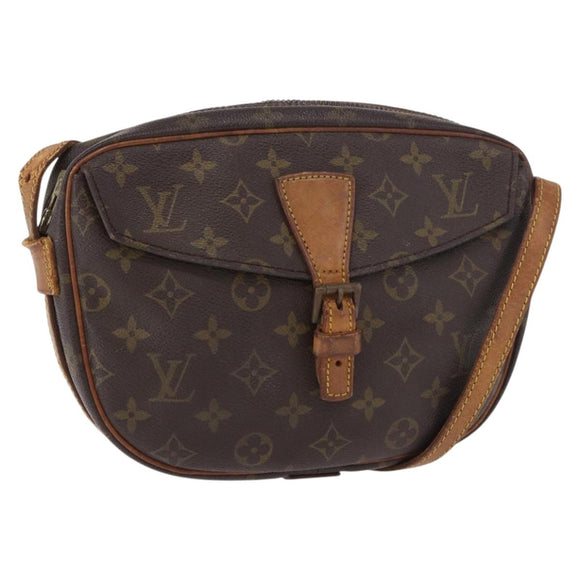 LOUIS VUITTON Monogram Jeune Fille MM Umhängetasche M51226 LV Auth 183987
