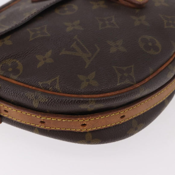 LOUIS VUITTON Monogram Jeune Fille MM Umhängetasche M51226 LV Auth 183987