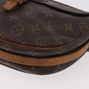 LOUIS VUITTON Monogram Jeune Fille MM Umhängetasche M51226 LV Auth 183987-12
