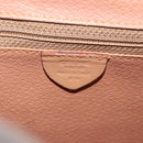 CELINE Macadam Canvas Umhängetasche PVC Leder Braun Gold Auth 183989-17