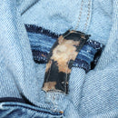 CHANEL Pants Denim Blue CC Auth 183991V-24