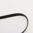 PRADA Hand Bag Leather 2way Black Gold Auth 183993-15