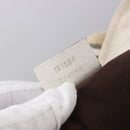 GUCCI GG Canvas Sherry Line Hand Bag White Gold 131230 Auth 183994-22