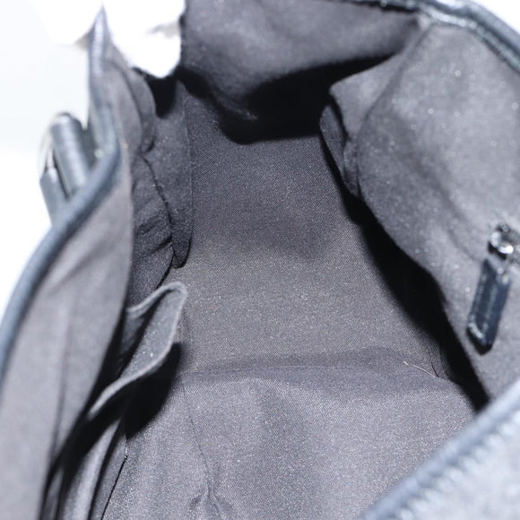 GUCCI GG Canvas Abbey Tote Bag Black Silver 293578 Auth 183995V