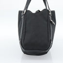 GUCCI GG Canvas Abbey Tote Bag Black Silver 293578 Auth 183995V-3