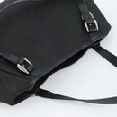 GUCCI GG Canvas Abbey Tote Bag Black Silver 293578 Auth 183995V-6