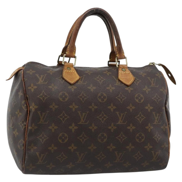 LOUIS VUITTON Monogram Speedy 30 Hand Bag M41526 LV Auth 183999