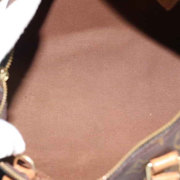 LOUIS VUITTON Monogram Speedy 30 Hand Bag M41526 LV Auth 183999