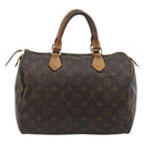 LOUIS VUITTON Monogram Speedy 30 Hand Bag M41526 LV Auth 183999-2