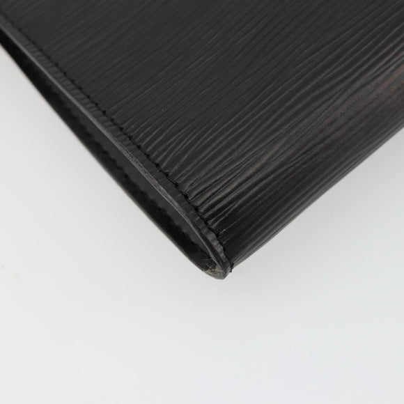 LOUIS VUITTON Epi Pochette Accessoires Pouch Black M52982 LV Auth 184002A