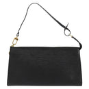 LOUIS VUITTON Epi Pochette Accessoires Pouch Black M52982 LV Auth 184002A-2