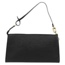 LOUIS VUITTON Epi Pochette Accessoires Pouch Black M52982 LV Auth 184002A-3
