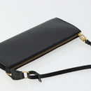 LOUIS VUITTON Epi Pochette Accessoires Pouch Black M52982 LV Auth 184002A-6