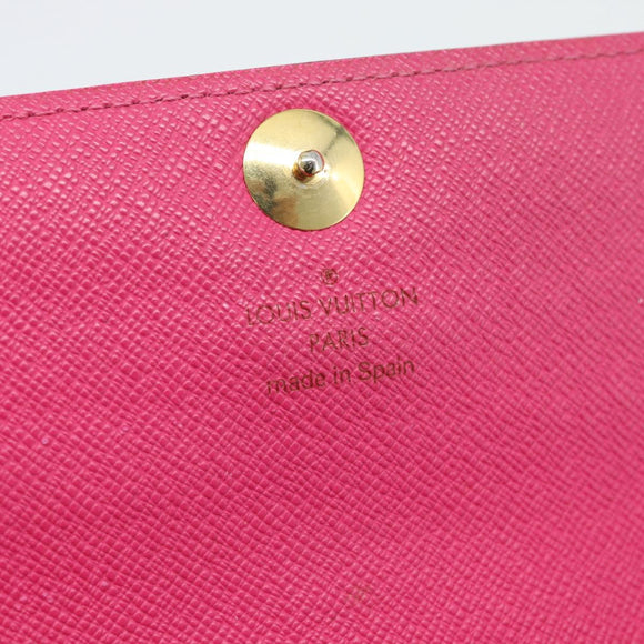 LOUIS VUITTON Monogram Multicolor Portefeiulle Sarah Black M60668 Auth 184003V