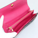 LOUIS VUITTON Monogram Multicolor Portefeiulle Sarah Black M60668 Auth 184003V-8
