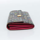 LOUIS VUITTON Monogram Multicolor Portefeiulle Sarah Black M60668 Auth 184003V-3