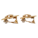 CHANEL Ohrring Metall Goldfarben CC Auth 184006V-6